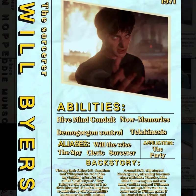 Will Byers poster