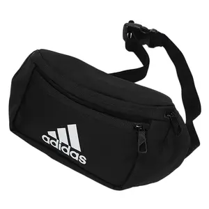 Adidas Women's Casual Waist Bag - Unisex Polyester Zipper Fanny Pack, Crossbody Waist Packs with Secure Zipper Closure, Black