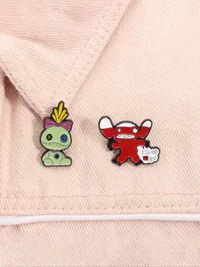 2pc Piece Anime Movie Themed Cartoon Star Treasure Badge Set, Unisex Fashion Jewelry for Men Women, Fashion Accessory, Perfect Gift for Friends, Stylish Accessories