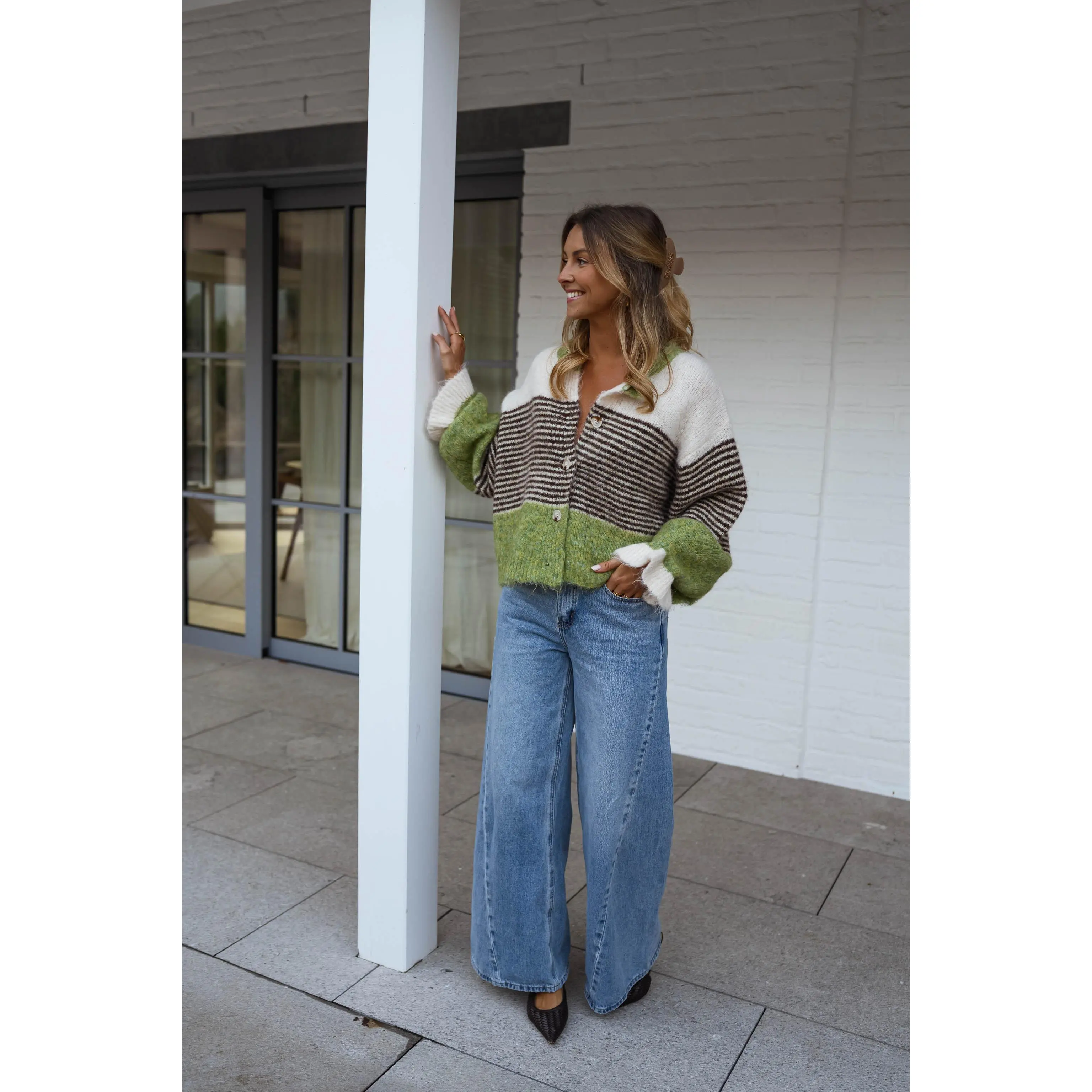 Green Amren Cardigan