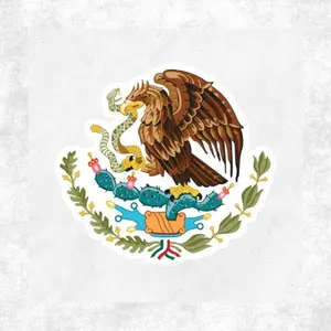 Mexico Coat of Arms Sticker
