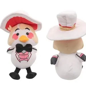 New Lucifer Duck Alastor Cosplay Hazzbin Fantasy Hotel Adam Charlie Angel Plush Mascot Costume Soft Stuffed Doll Halloween Gifts