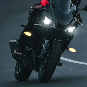 Universal Motorcycle Turn Signal Light 12V LED Indicator Lamp Front Rear Dual Use Blinker for Street Bike Off-Road Scooter Motorcycle Lights