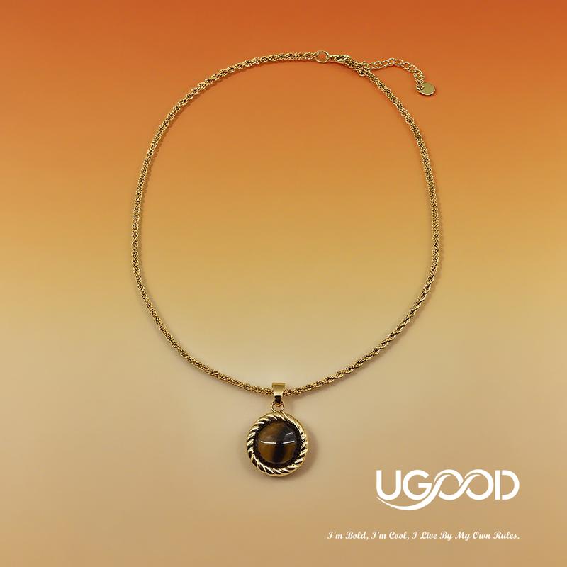 Solar Flower UGood Necklace, Forged with Brass, Deisgned with Love, Amplifies Statement and Aesthetics for Business Occasions, Uplifts Work Chic and Confidence