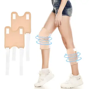 2 Pack Castor Oil Pack Wrap, for Knee Elbow Arm Thigh, Organic Cotton Castor Oil Compress Pads Kit Reusable with Adjustable Velcro Elastic Strap, Waterproof & Anti Oil Leak Healthcare Fiber