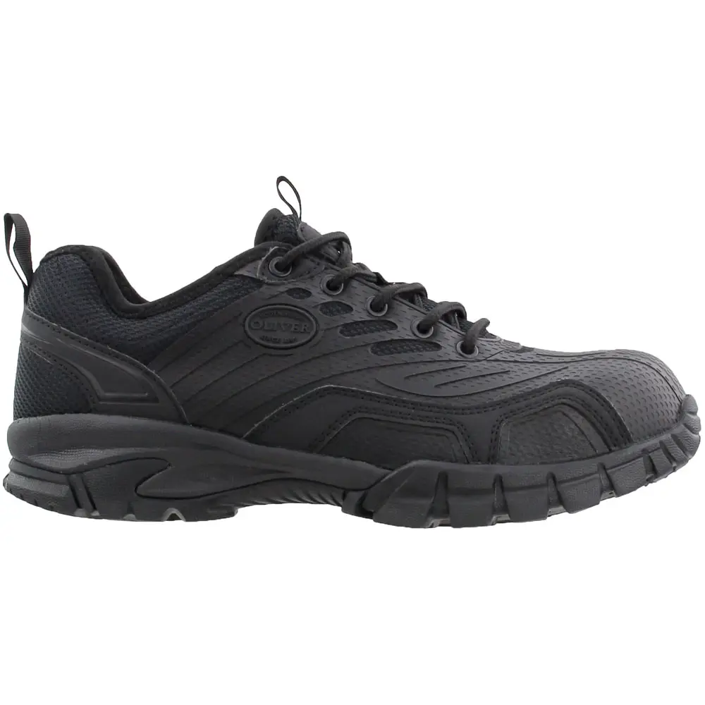 Oliver Womens Circuit Series Slip-Resistant Safety Toe  Work Safety Shoes Casual - Black