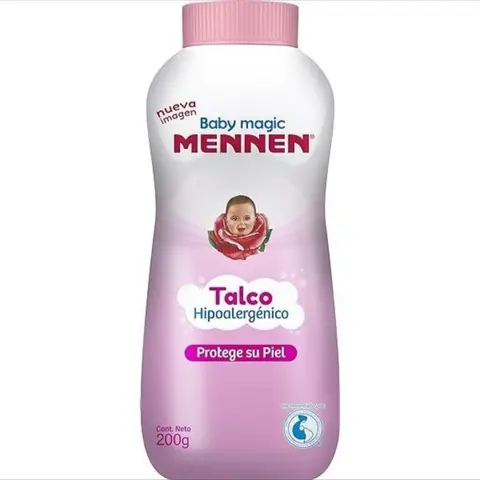 Mennen Baby Magic Powder 7.05oz / Talco para Bebé - Protective Talco for Baby's Skin, Recommended by Mexican Pediatric Society - Pastel, Body Care