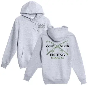 Coed Naked Fishing Hoodie