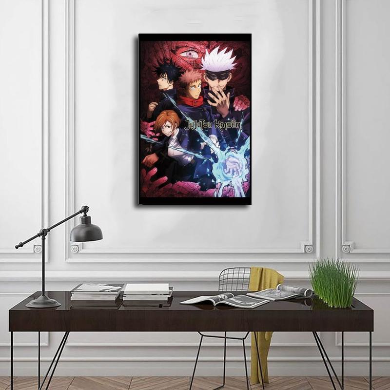 Jujutsu Kaisen - One Sheet English Wall Poster Japanese Bloody Battle Poster