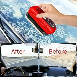 2pcs Automotive Glass Cleaner - Integrated Liquid Coating Device for Oil Removal, Fog Prevention & Strong Windshield Cleaning, 4.06oz, Fit for All Cars, Car Maintenance | Sleek Device Design | Effective Cleaning Tool, Car Cleaning Accessories