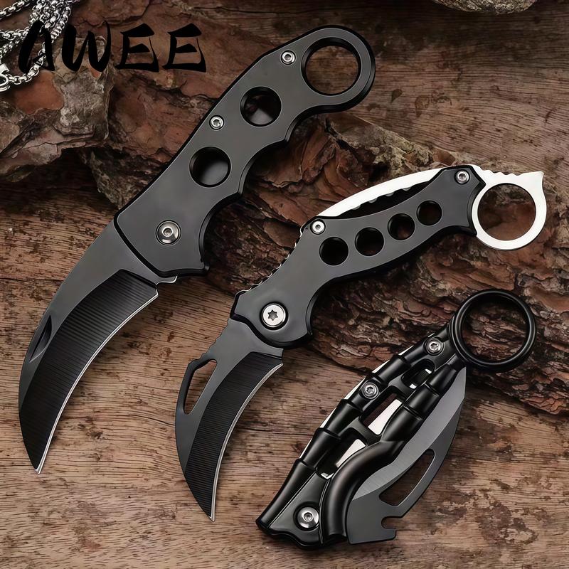 4PCS Lockless Eagle Claw Folding Knife Set | Multi-functional EDC Pocket Knife for Men | Portable Outdoor Camping Hunting Survival Tool