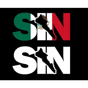 Sinaloa letters Decal Car Window Laptop Map Vinyl Sticker Mexico SIN Estado MX