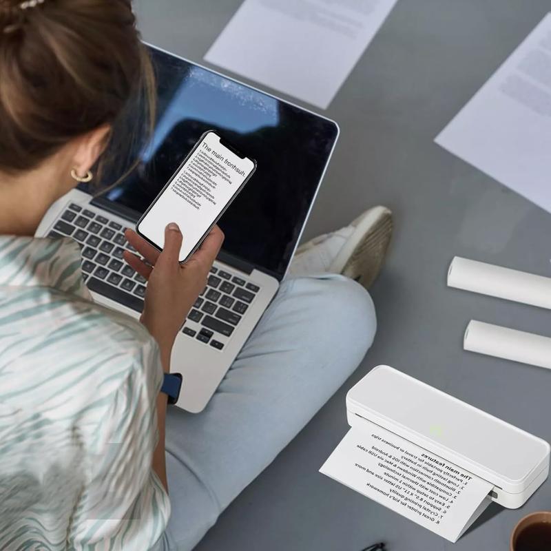 2-20 Rolls US Letter Size Thermal Printer Paper 8.5''X11'' Quick-Dry Thermal Paper - Suitable for Various Applications