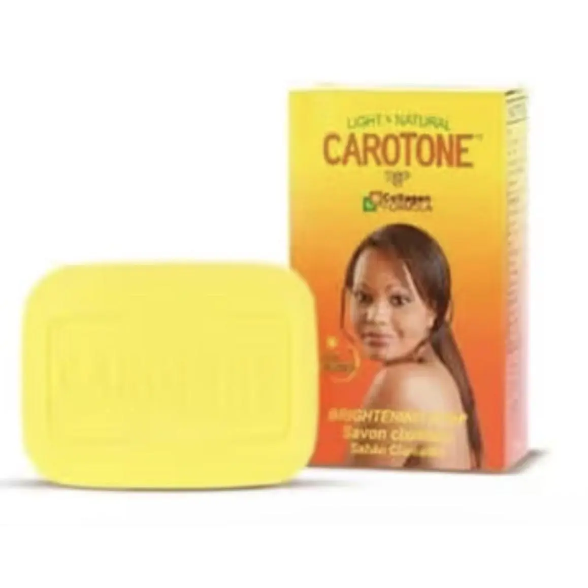 Carotone Brightening Soap for Skin - Light & Natural Formula - Ideal for Daily Use - Enhances Skin Tone - Yellow Soap Bar