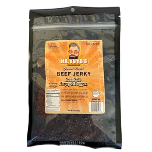 Mr. YuYu's Brisket Beef Jerky Sea Salt Honey & Pepper