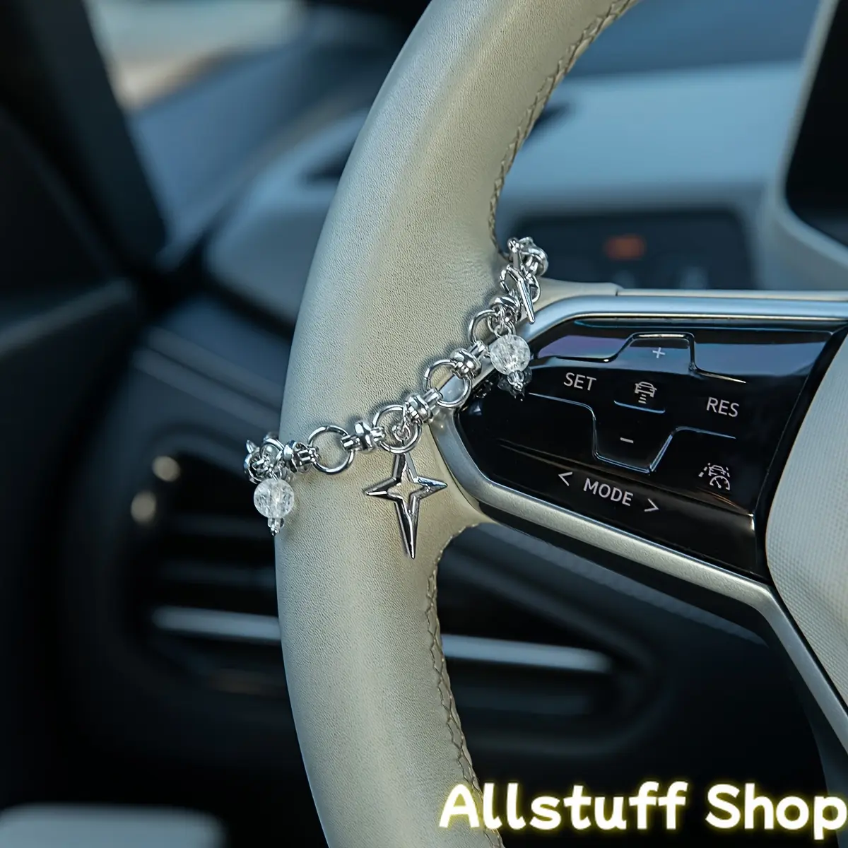 A Stylish Hollow Star Pendant with Geometric Splicing, Suitable for Both Men And Women, Designed As a Unique Car Rearview Mirror And Steering Wheel Decoration Accessory, Accessories For Car, Cars Accessories