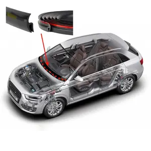 1.7m Long Car Windshield Rubber Sealing Strip, Car Parts, Universal Car Window Seal, Self-Adhesive Car Seal, Durable Edge Protector, Easy Installation
