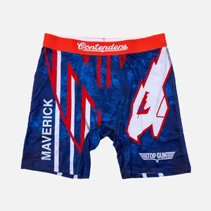 Contenders Men's Top Gun Maverick Athletic Briefs - Polyester-Spandex Menswear Underwear, Tagless, Ride Control, Multi-Size