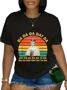 100% Cotton Unisex Funny Hamilton Quotes Vintage Retro Round Neck Short Sleeve T-Shirt Women's Men Graphic Tee