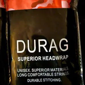 Camo Pink & Orange Durag