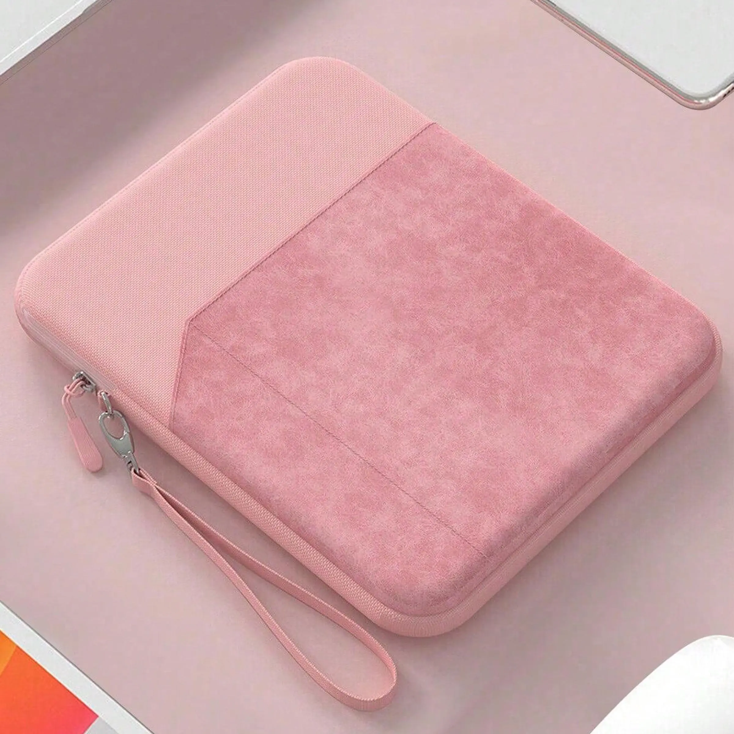 Solid Color Tablet Storage Handbag Case, Tablet Covers, Tablet Sleeve Bag, Tablet Sleeve Pouch, Tablet Bag for iPad 2024 Air 11/13 M2 Pro 11/13 M4 for 10.9 10.5 10.2 9.7 Samsung Galaxy Xiaomi