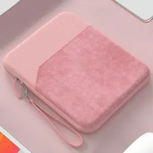 Solid Color Tablet Storage Handbag Case, Tablet Sleeve Bag, Tablet Sleeve Pouch, Tablet Bag for iPad 2024 Air 11/13 M2 Pro 11/13 M4 for 10.9 10.5 10.2 9.7 Samsung Galaxy Xiaomi