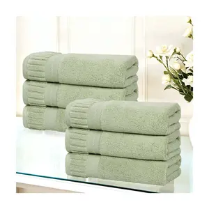 Superior 6 Piece Venice Zero Twist Cotton SoftHand Towel Set