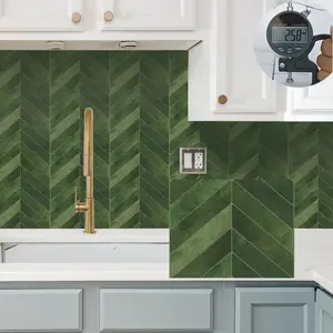 3D Mosaic Self-adhesive Wall Sticker, Waterproof Heat Insulation Decorative Sticker, Easy to Clean Wallpaper for Kitchen, Bathroom, Living Room, Dining Room