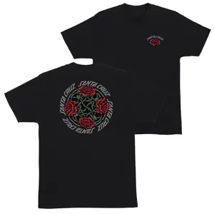 Dressen Rose Solo Mens Santa Cruz T-shirt - 2 Side - Extensive Size Options - Unisex Style Essentials - Variety Of Designs - Multiple Colorways