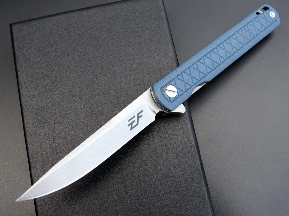 Eafengrow EF16 Folding Pocket Knife D2 Steel Blade G10 Handle Flipper EDC Outdoor Camping Utility Knife
