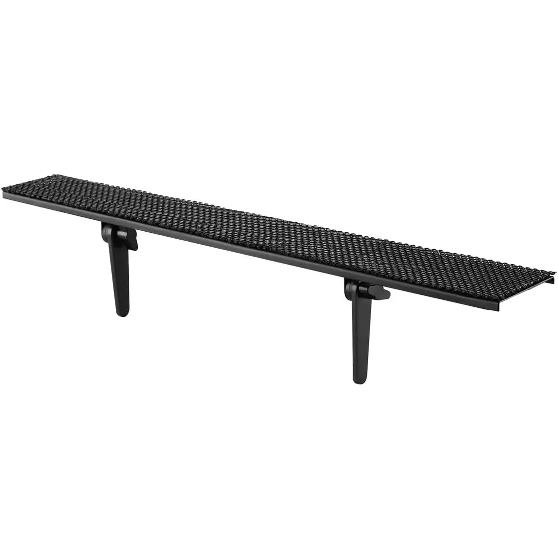 No Drill TV Top Shelf 24 inch Wide for Thin  TV Top Mounting Bracket Platform Holds Speaker, AV Receiver, Media Box,  Console and More (CS106LMINI)