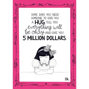 5 Million Dollar Hug Card