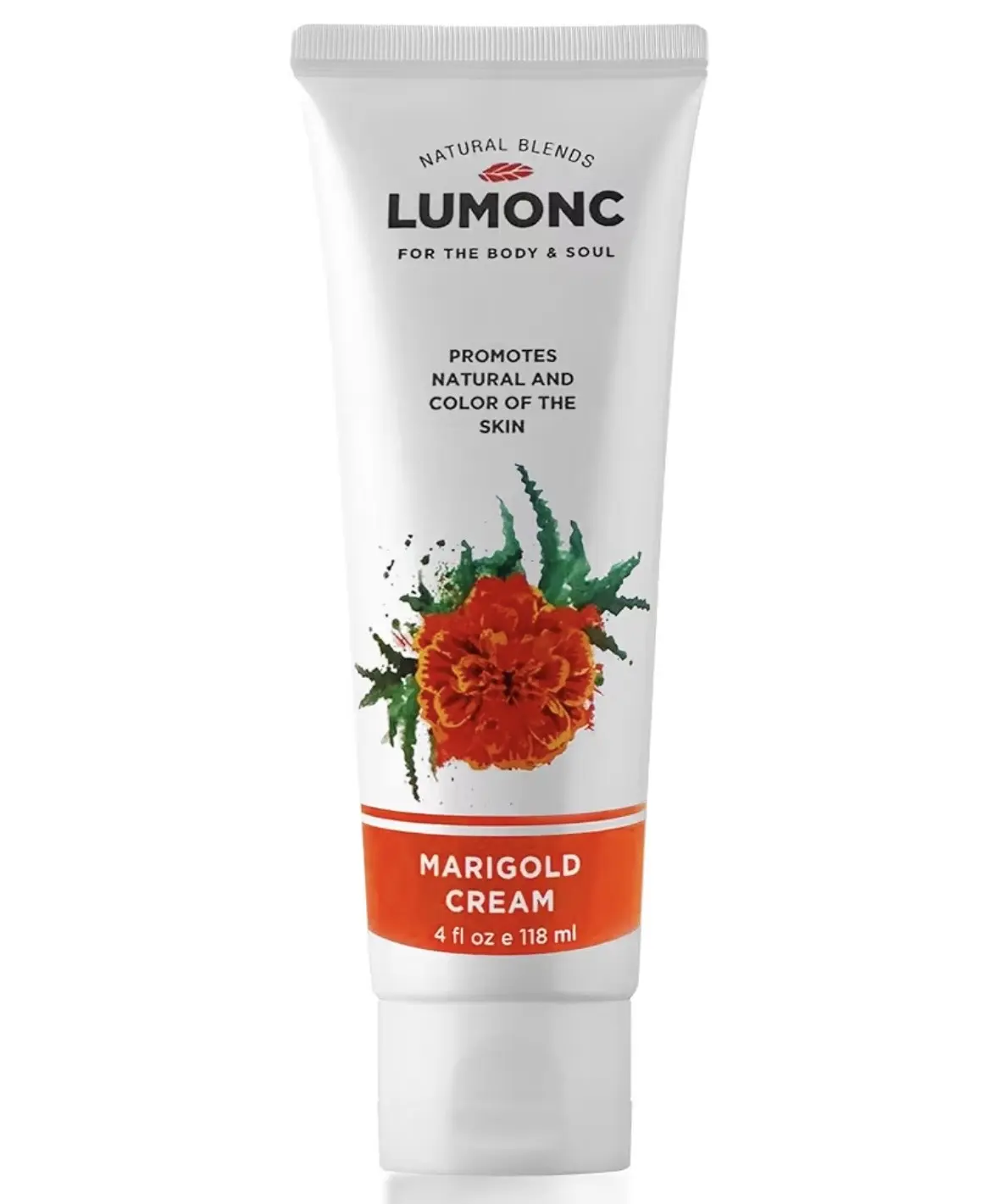 Calendula Cream, Gentle Marigold Cream with Botanical Extracts for Daily Care (4 fl oz/118ml)