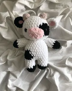Milk Cow Plush Crochet | Milk Cow | Baby Cow Amigurumi | Crochet Animal | Crochet Amigurumi| Cow Crochet