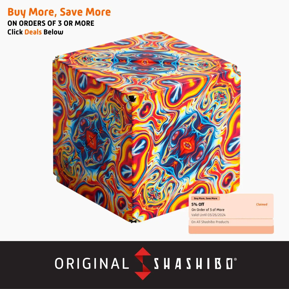 SHASHIBO Magnetic Puzzle Cubes Original Series infinity cube Square Colorful High Quality Multifunction 70 Shapes