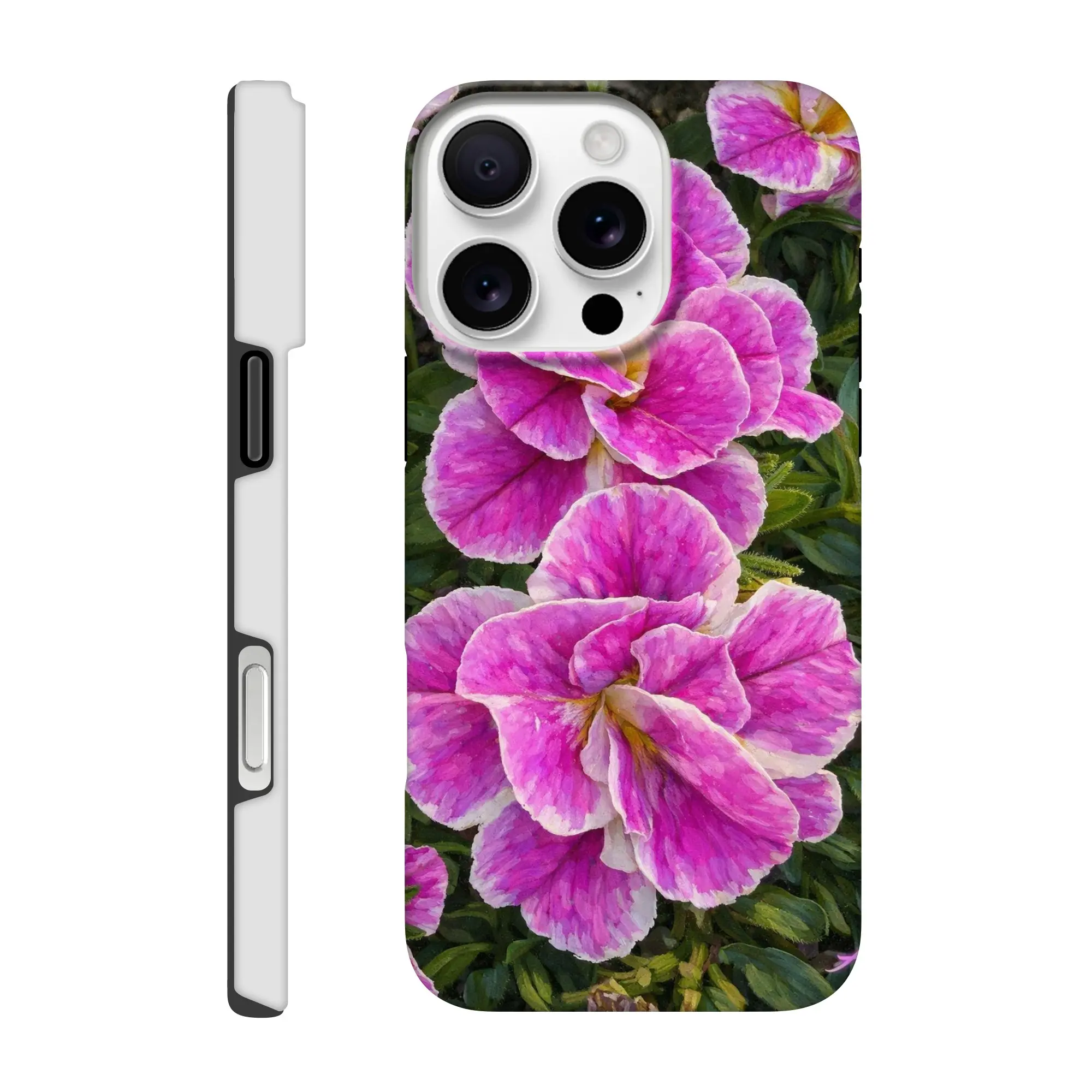 Pink Sweet Petunia iphone Tough case