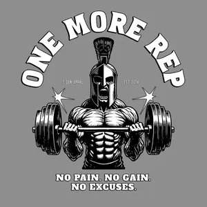 One More Rep Spartan Unisex T-Shirt