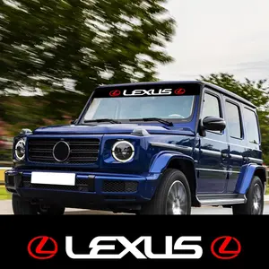 Car Windshield Sunshade Sticker, Compatible with Lexus and Other Models, Automotive Accessories, UV Protection, Easy Installation