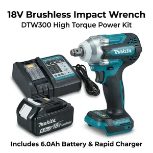 Makita DTW300   For Heavy Duty Use tool kit set impact  Compact Cordless Drill spanner wrench