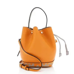 Pre-owned MCM Leather Crossbody Bags Milano Drawstring Mini Bucket Bag
