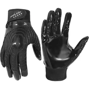 Youth Football Gloves, Kids Sticky Receiver Gloves,Super Grip Football Glove Best Gift for Boys,Girls