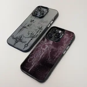 Gothic Coquette Cybersigilism Black Candy Matte Phone Case, Shockproof Full Protective Cover for iPhone 11-17 Pro XS Max Plus 17Air LUMN Studio