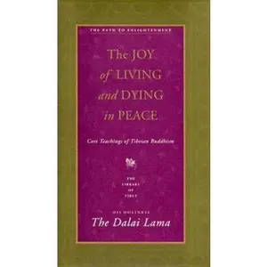 USED Book - The Joy of Living and Dying in Peace: Core Teachings of Tibetan Buddhism (Library of Tibet Series) by Dalai Lama (Hardcover) - english
