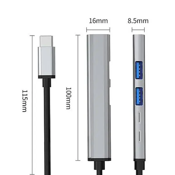 3PeXPERTS Mini 5N1 Type-C to USB Hub