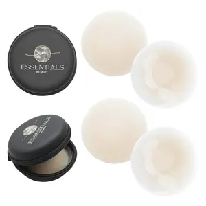 Essentials by Mery Caramel Crush – Matte Reusable Nipple Covers | Natural Coverage & Hold  (2 Pairs +1  Branded Pouch)