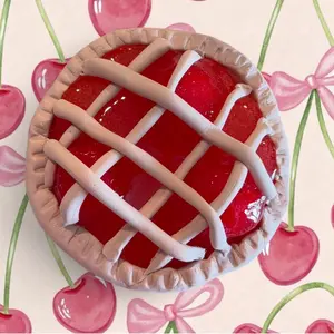 Sweet Cherry Pie DIY Clay cherry scented Slime