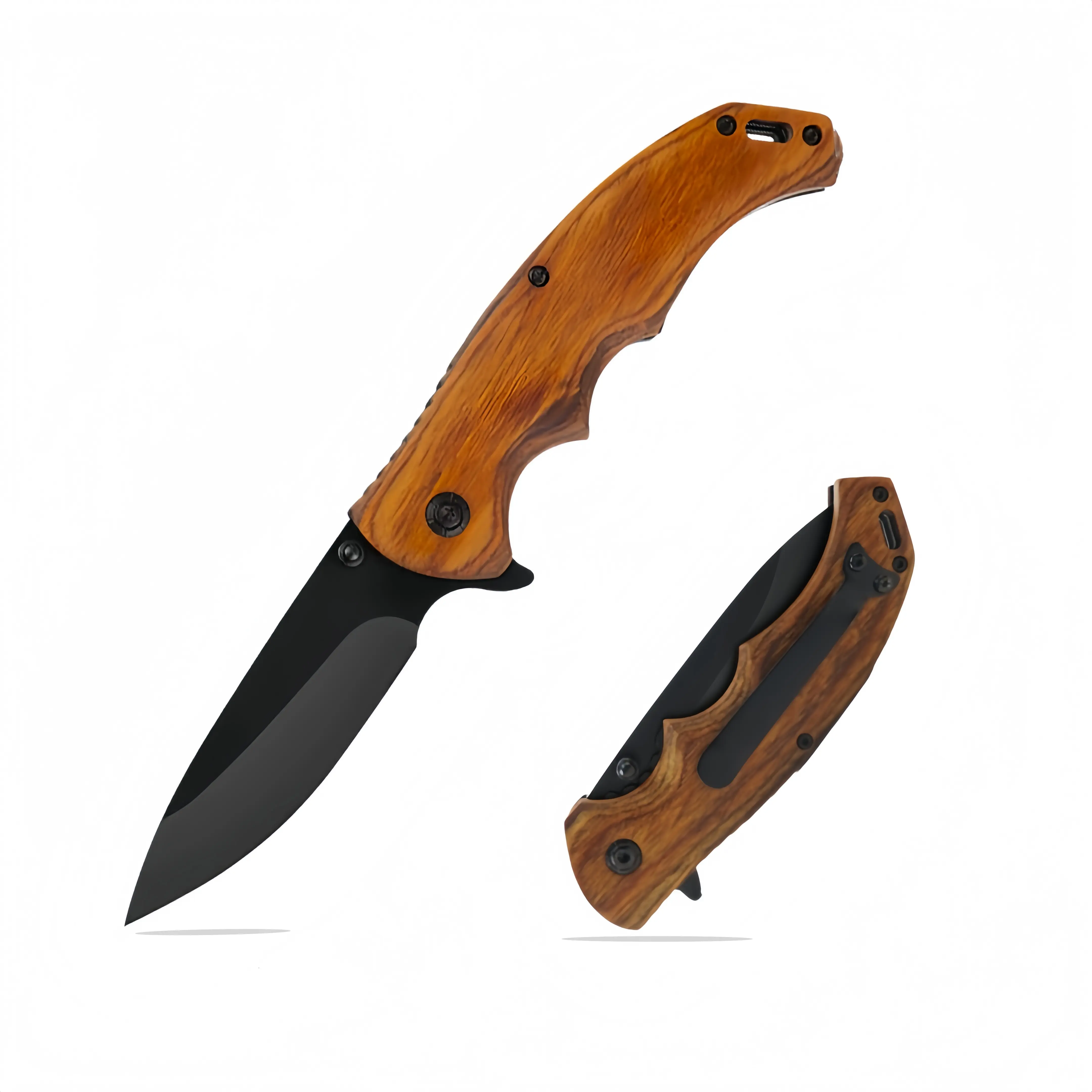 Wooden Handle Utility Knife, Durable Multi-Purpose Tool, Great Gifts,Kitchen knife,