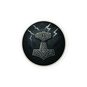 “Stormforged” Mjölnir Sticker — Ulfhednar Co.