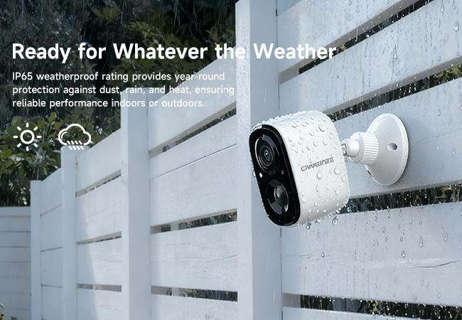【2026 Big SALES】CINMOORE Outdoor/Indoor Magnetic wireless Camera 2.5K free install Smart Garage 2.4G WI-FI Security Camera – HD Video, Night Vision, Motion Detection, Magnetic, Wi-Fi, Two-Way Audio, Smartphone Control Lens