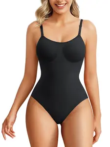 Women's Shapewear Set, Seamless Waist Cincher Body Shaper, Plain Pattern, All Seasons, Sihoutete S Type, No Ca Prop 65